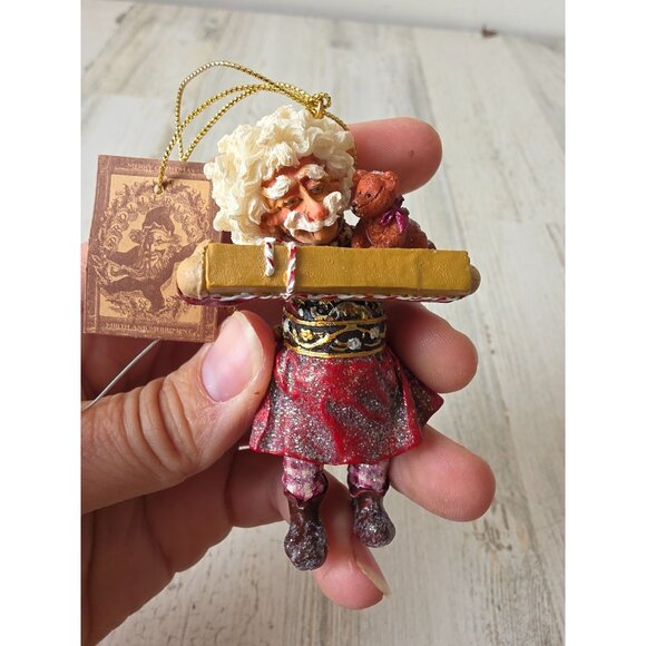 Drolleries d henderson Santa present dog ornament Xmas tree demdaco - Picture 7 of 9